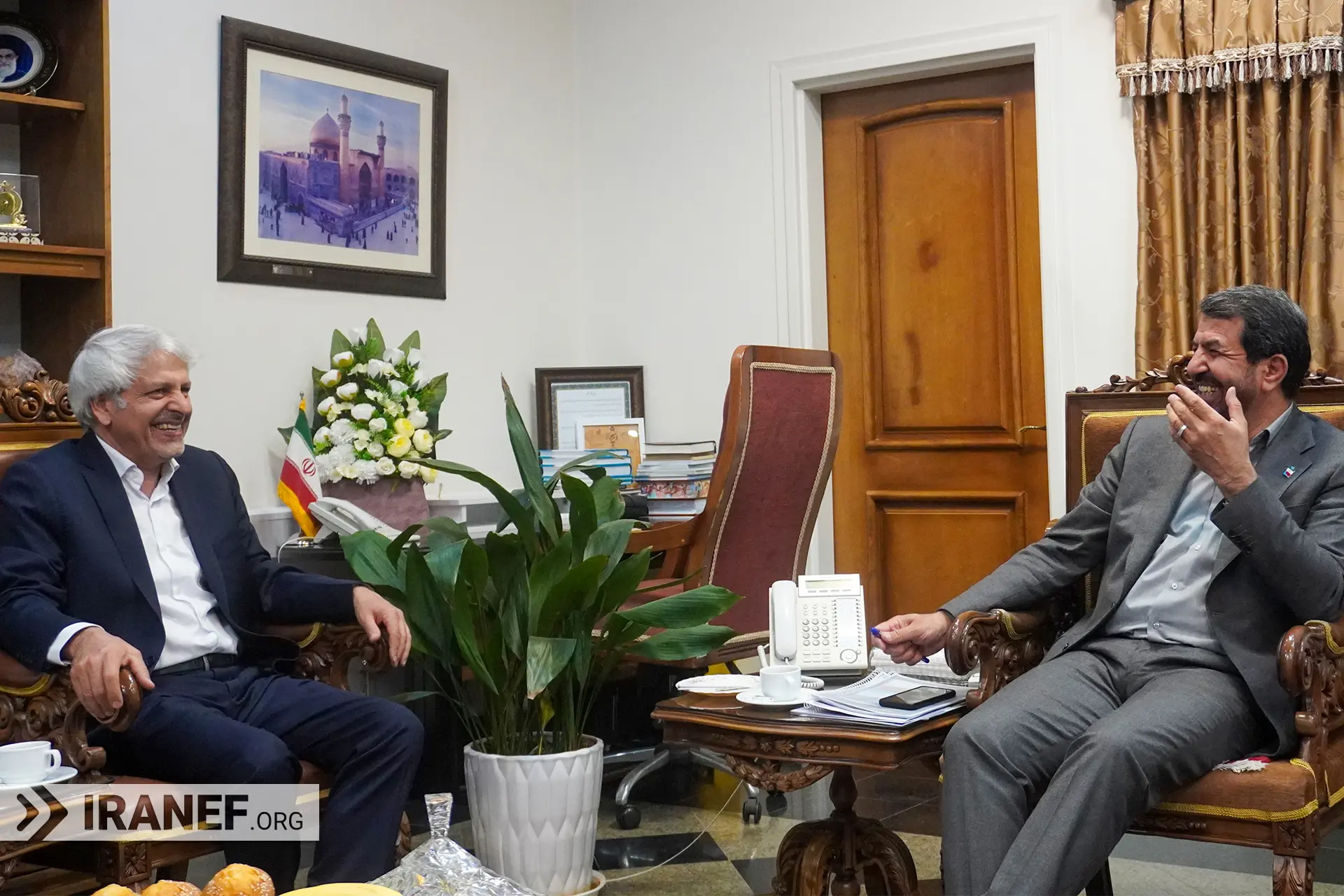 دیدار دبیرکل مجمع کارآفرینان ایران با استاندار همدان