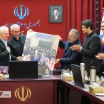 آیین نکوداشت غلام‌رضا منزوی‌زاده، کارآفرین و بنیان‌گذار شرکت تولیدی-صنعتی رسول اصفهان (قالی سلیمان)
