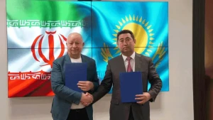 مراسم امضای توافق‌نامه احداث کارخانه پنیر سولیکو در قزاقستان